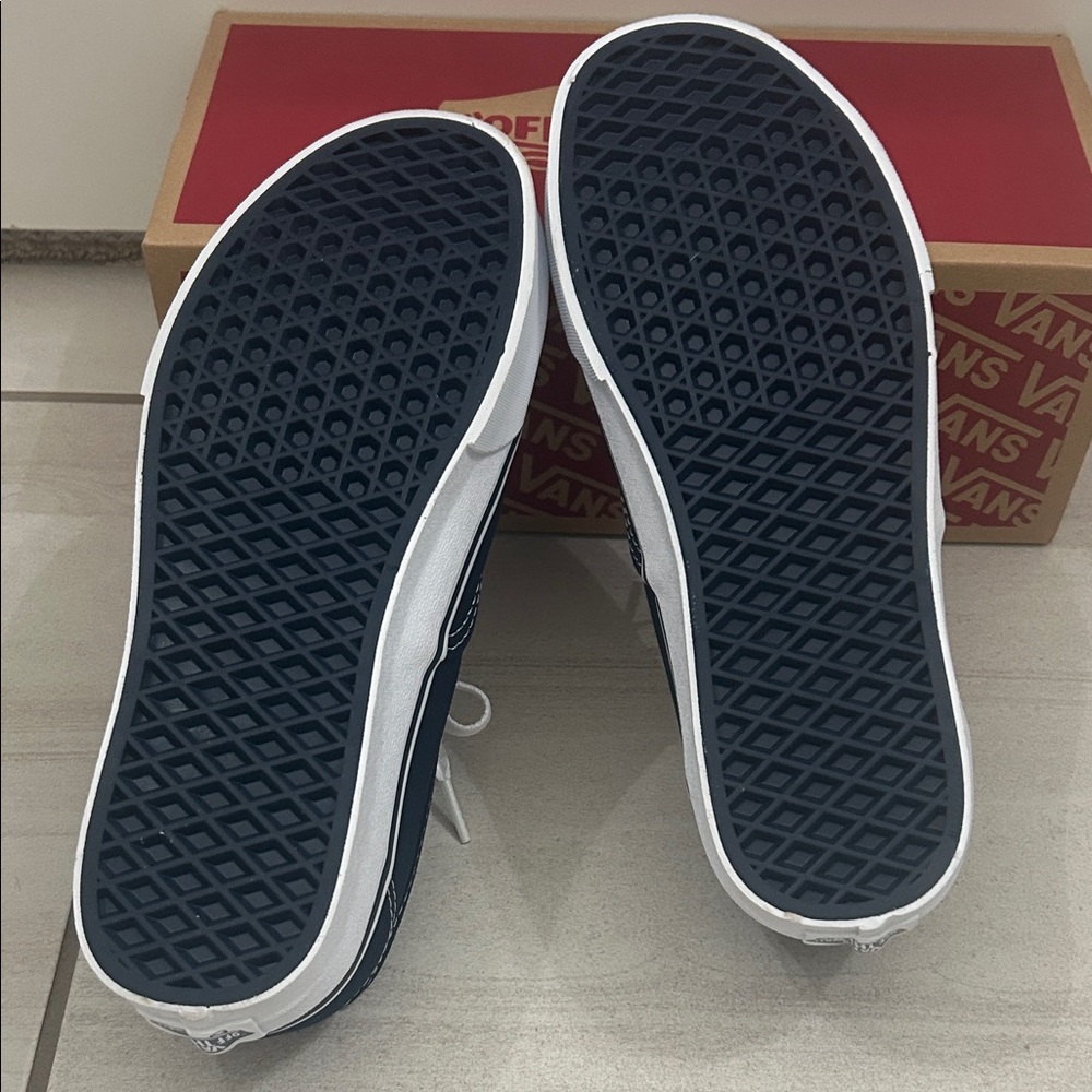 Vans Dark Blue Canvas Sneakers - Picture 3 of 4